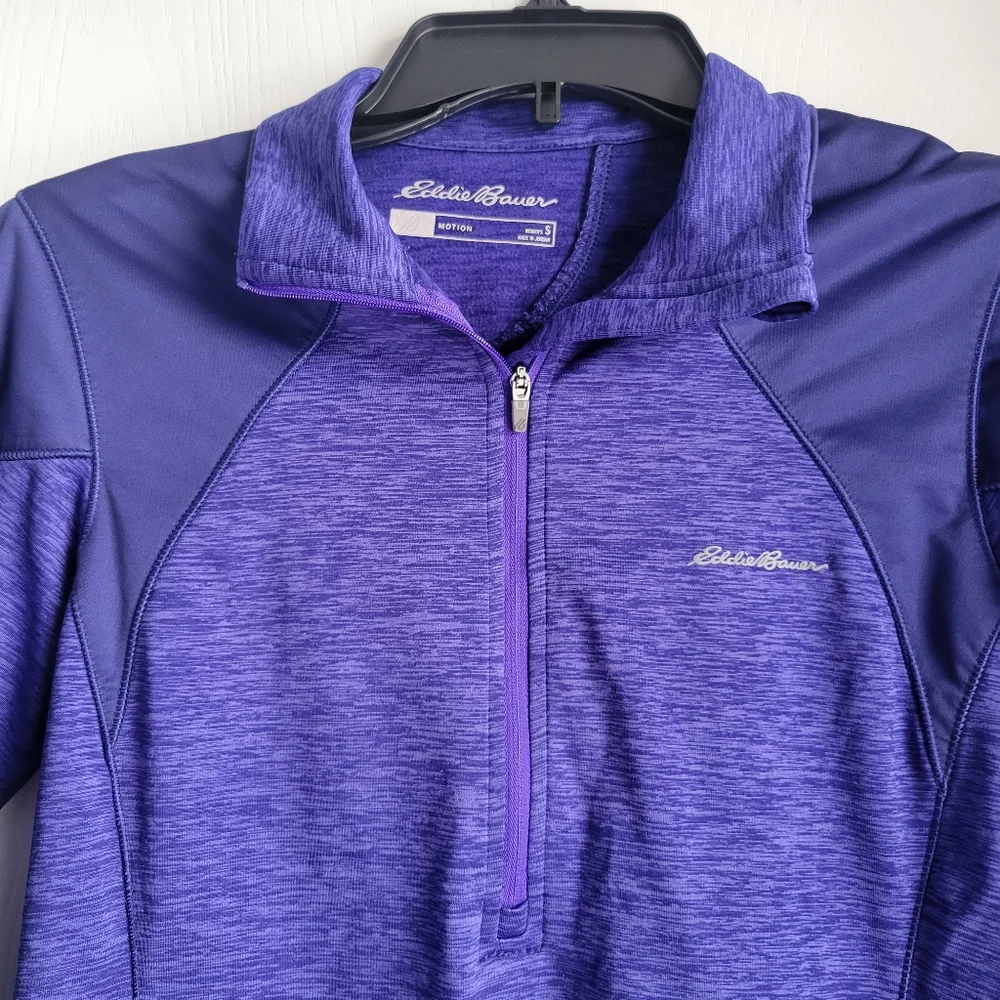 Eddie Bauer quarter zip jacket - Picture 2 of 5